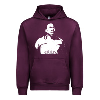 Mauve Wine Pele Sillhouette Urban Hoodie - artisFamous