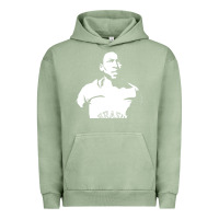 Pigment Oil Green Pele Sillhouette Urban Hoodie - artisFamous