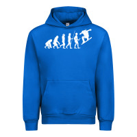 Cobalt Snowboarding Evolution | Snowboard Mountain Winter Urban Hoodie - artisFamous
