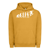 Pigment Peanut Butter Snowboarding Evolution | Snowboard Mountain Winter Urban Hoodie - artisFamous