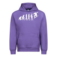 Tulip Snowboarding Evolution | Snowboard Mountain Winter Urban Hoodie - artisFamous