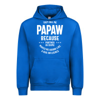 Cobalt Mens They Call Me Papaw Because Partner In Crime - Dad & Grandpa Birth Urban Hoodie - artisFamous