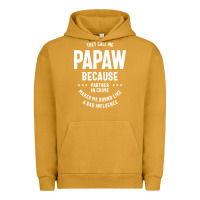 Pigment Peanut Butter Mens They Call Me Papaw Because Partner In Crime - Dad & Grandpa Birth Urban Hoodie - artisFamous
