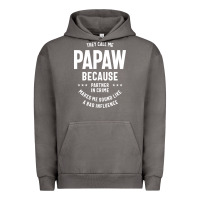 Pigment Tornado Mens They Call Me Papaw Because Partner In Crime - Dad & Grandpa Birth Urban Hoodie - artisFamous