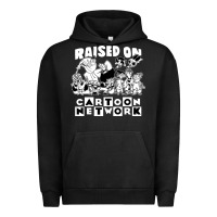 Pigment Black raised on cartoon network Urban Hoodie - artisFamous