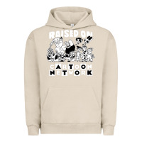 Pigment French Oak raised on cartoon network Urban Hoodie - artisFamous