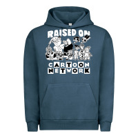 Pigment Midnight Navy raised on cartoon network Urban Hoodie - artisFamous
