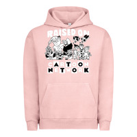 Pigment Salmon raised on cartoon network Urban Hoodie - artisFamous