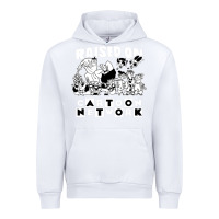 White raised on cartoon network Urban Hoodie - artisFamous