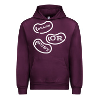 Mauve Wine beans or bust Urban Hoodie - artisFamous