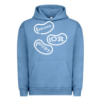 Pigment Pebble Blue beans or bust Urban Hoodie - artisFamous