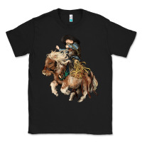 Black Midilli little Cowboy kid rodeo Classic Tee - HowdyJamesFarm