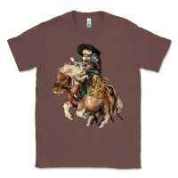 Chestnut Midilli little Cowboy kid rodeo Classic Tee - HowdyJamesFarm