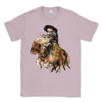 Lilac Midilli little Cowboy kid rodeo Classic Tee - HowdyJamesFarm