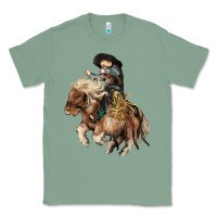 Sage Midilli little Cowboy kid rodeo Classic Tee - HowdyJamesFarm