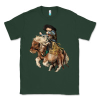 Sports Green Midilli little Cowboy kid rodeo Classic Tee - HowdyJamesFarm