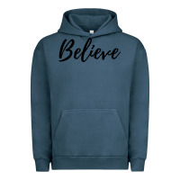 Pigment Midnight Navy believe Urban Hoodie - artisFamous