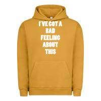 Pigment Peanut Butter ive got bad feeling Urban Hoodie - artisFamous