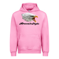Fuchsia Pink the screaming eagle Urban Hoodie - artisFamous