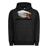 Pigment Black the screaming eagle Urban Hoodie - artisFamous