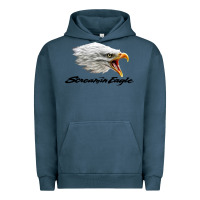 Pigment Midnight Navy the screaming eagle Urban Hoodie - artisFamous