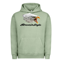 Pigment Oil Green the screaming eagle Urban Hoodie - artisFamous
