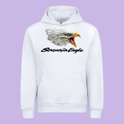 The Screaming Eagle Urban Hoodie Designed By Artisfamous