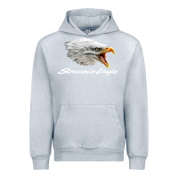 Heather Grey the screaming eagle Urban Hoodie - artisFamous