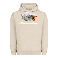 Pigment French Oak the screaming eagle Urban Hoodie - artisFamous