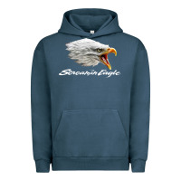 Pigment Midnight Navy the screaming eagle Urban Hoodie - artisFamous