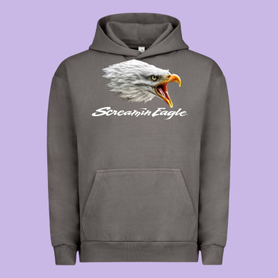 The Screaming Eagle Urban Hoodie Designed By Artisfamous