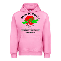 Fuchsia Pink MIYAGY DO KARATE Urban Hoodie - artisFamous