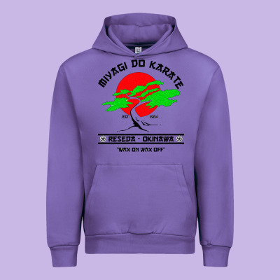 Miyagy Do Karate Urban Hoodie Designed By Artisfamous
