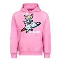 Fuchsia Pink dogecoin hodl to the moon Urban Hoodie - artisFamous