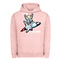 Pigment Salmon dogecoin hodl to the moon Urban Hoodie - artisFamous