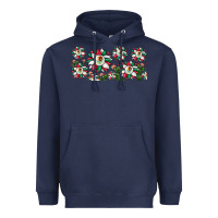 Navy mexican flag sunflower Heavyweight Hoodie - JahusDesignShop