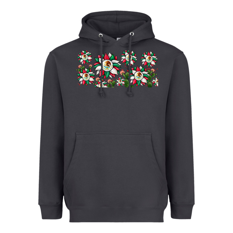 Mexican Flag Sunflower Heavyweight Hoodie by JahusDesignShop | Teevron