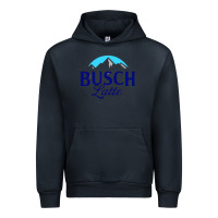 Navy Vintage Busch Light Busch Latte Urban Hoodie - artisFamous