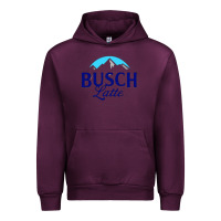 Mauve Wine Vintage Busch Light Busch Latte Urban Hoodie - artisFamous