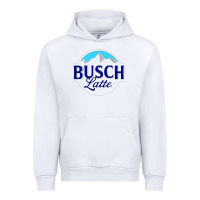 White Vintage Busch Light Busch Latte Urban Hoodie - artisFamous