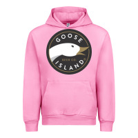 Fuchsia Pink Goose Island  Beer Urban Hoodie - artisFamous