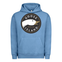 Pigment Pebble Blue Goose Island  Beer Urban Hoodie - artisFamous