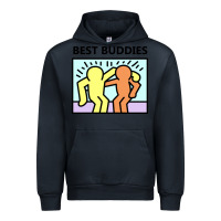 Navy best buddies Urban Hoodie - artisFamous