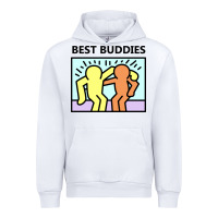 White best buddies Urban Hoodie - artisFamous