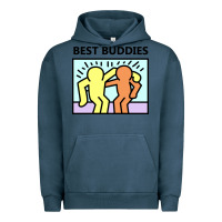 Pigment Midnight Navy best buddies Urban Hoodie - artisFamous