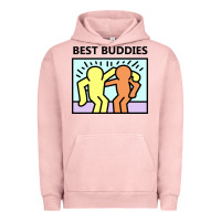 Pigment Salmon best buddies Urban Hoodie - artisFamous