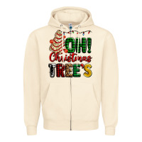 Sandshell oh Christmas tree's ado Zipper Hoodie - AdoDesignShop