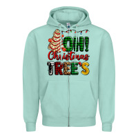 Seafoam oh Christmas tree's ado Zipper Hoodie - AdoDesignShop