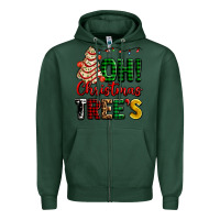 Sports Green oh Christmas tree's ado Zipper Hoodie - AdoDesignShop