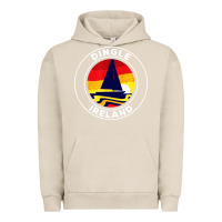 Pigment French Oak dingle ireland vintage sailboat 70s retro sunset Urban Hoodie - artisFamous